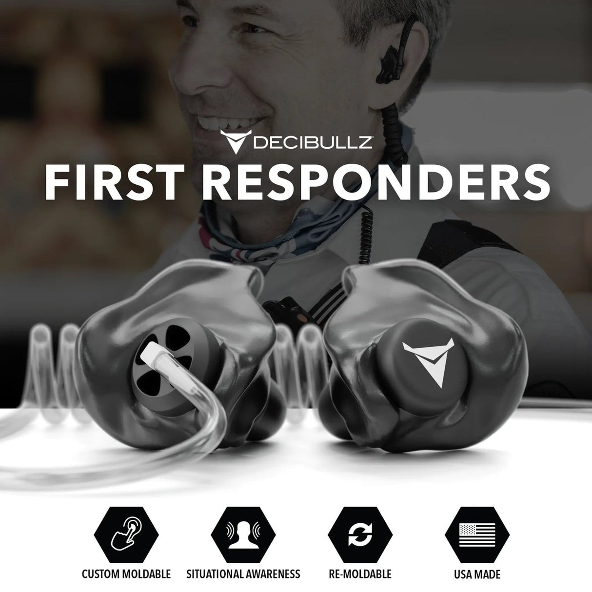 +Awareness Custom Moldable Earpieces by Decibullz - The Earphone Guy