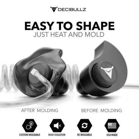 +Isolution Custom Moldable Earpieces by Decibullz - The Earphone Guy