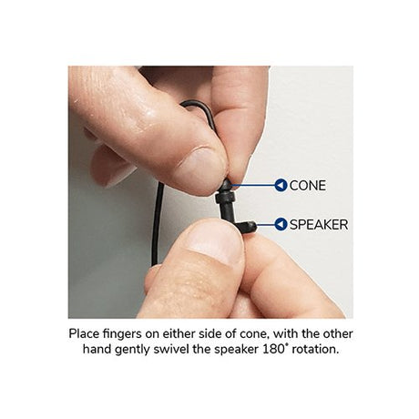 EP1305ECM1 Hawk M1 Tubeless Lapel Microphone - Replacement Kit– Now Available with NAB Option! - The Earphone Guy