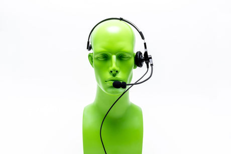 Impact Platinum Over-the-Head, Single Speaker Two-Way Radio Headset with OEM-Style Metal Headband (Noise Cancelling)