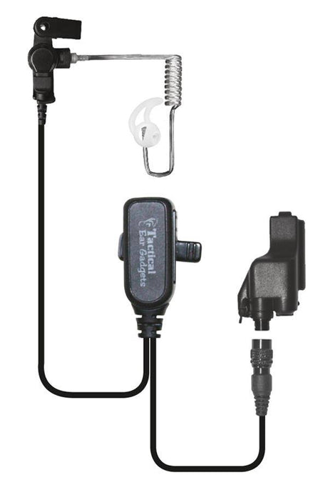 EP1323QR, Hawk, Lapel Microphone, w/Quick Release fits Motorola - The Earphone Guy