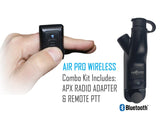 Air Pro Wireless Motorola APX / XPR Kit for Bluetooth Earbuds - The Earphone Guy