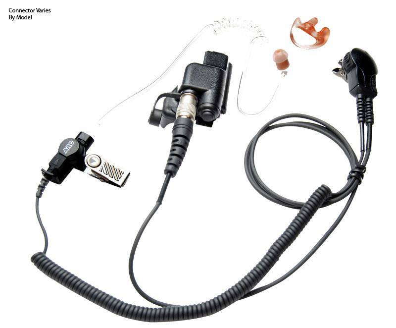 ARC T21035HR Surveillance Mic w/Quick Disconnect fits Motorola - The Earphone Guy