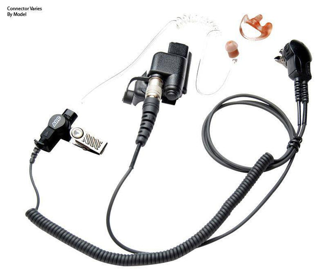 ARC T21075HR Surveillance Mic w/Quick Disconnect fits Motorola TRBO/APX - The Earphone Guy