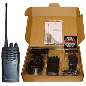 Blackbox Professional 16 channel VHF Two-Way Radio - The Earphone Guy