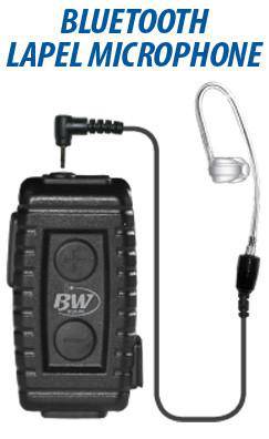 BlueWi BW-NTX5010 Nighthawk Bluetooth Lapel Microphone for Icom Multi-Pin - The Earphone Guy