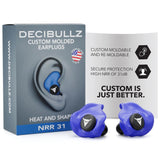 Custom Moldable 31dB Ear Plugs by Decibullz - The Earphone Guy