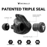 Custom Moldable 31dB Ear Plugs by Decibullz - The Earphone Guy