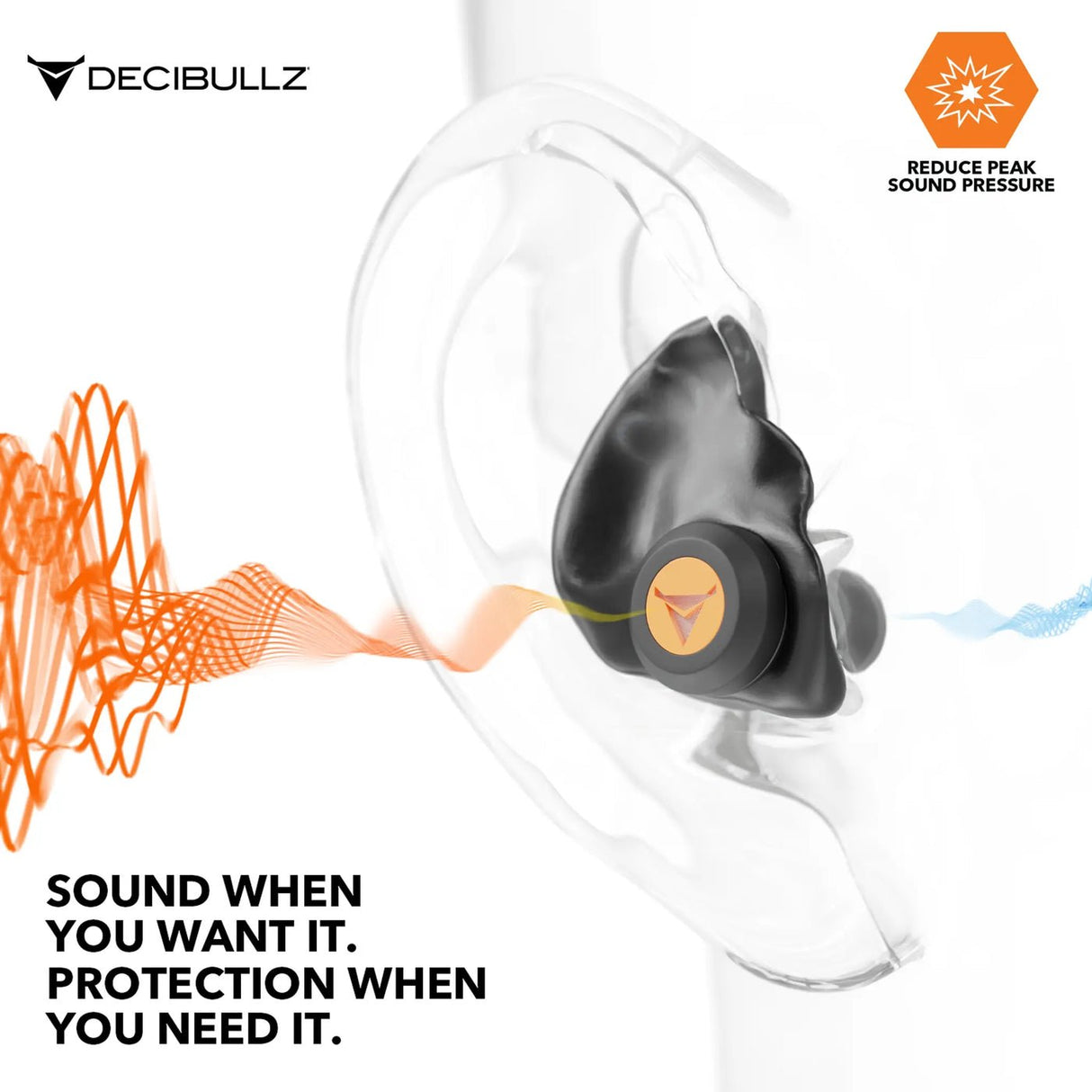 Decibullz Custom Moldable Ear Plugs for Shooting/Percussive Hearing Protection - The Earphone Guy