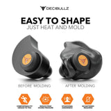 Decibullz Custom Moldable Ear Plugs for Shooting/Percussive Hearing Protection - The Earphone Guy