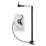 Micro Sound 1A - Tubeless Listen Only Black 3.5mm Earphone Kit w/No Sound Loss - The Earphone Guy