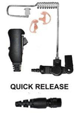 EP1310QR Hawk Lapel Microphone w/Quick Release fits Icom Multi-pin - The Earphone Guy