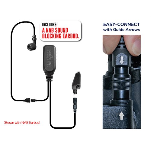 EP1311ECM1 Hawk M1 Tubeless Lapel Microphone for Kenwood Multi Pin – Now Available with NAB Option! - The Earphone Guy