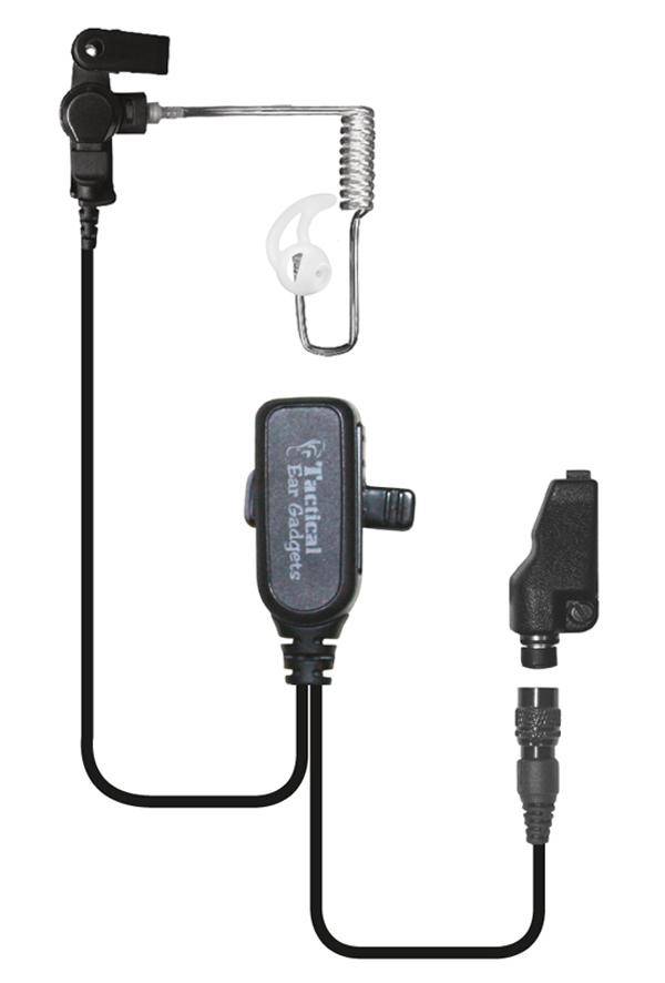 EP1311QR Hawk Lapel Microphone with Quick Release fits Kenwood Multi Pin - The Earphone Guy