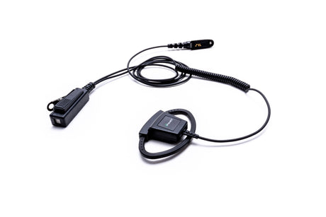 Impact Platinum Series 1-Wire Surveillance Kit for Two-Way Radio with Adjustable D-Shaped Ear Hanger