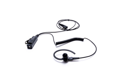 Impact Platinum Series 1-Wire Surveillance Kit for Two-Way Radio with Ear Hook w/ In-Ear Bud