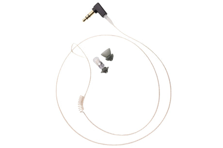 Impact Micro Tubeless Listen-Only Earpiece Short L-shaped 3.5mm Audio Jack 