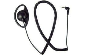 EH-1289XC, Earphone Kit, 3.5mm Right Angle Connector, Black - The Earphone Guy