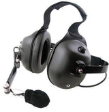 Pryme HDS-EMB-83 Black Dual Earmuff Headset, Fits Motorola - The Earphone Guy