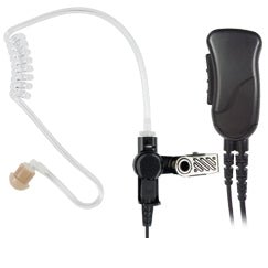 Pryme SPM-1300-M20 Mirage 1-Wire Surveillance Kit, Lapel Mic fits Motorola R7 and ION radios - The Earphone Guy