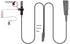 SPM-2383, 2-Wire Surveillance Kit (Palm Mic), Black fits Motorola APX/TRBO - The Earphone Guy
